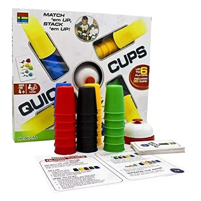 Quick Cups Game - Speed and Coordination Game (Ages 5+) - Image 2