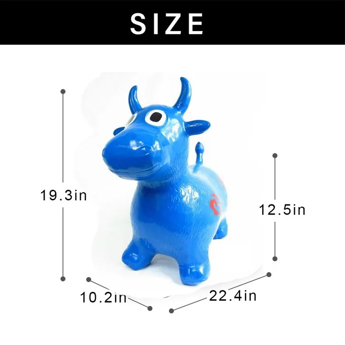 Bouncy Cow Inflatable Bouncer with Music - Fun Toy for Kids - Image 3