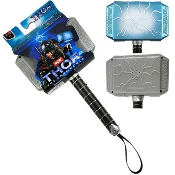 Thor LED Hammer with Sound - Avengers Cosplay Toy for Kids