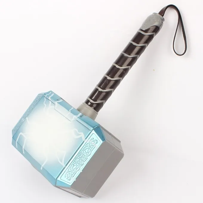 Thor LED Hammer with Sound - Avengers Cosplay Toy for Kids - Image 2