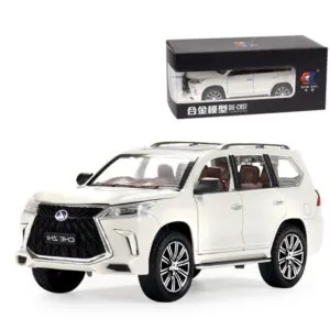Lexus Land Cruiser Prado SUV Die-Cast - 1:24 Scale - White