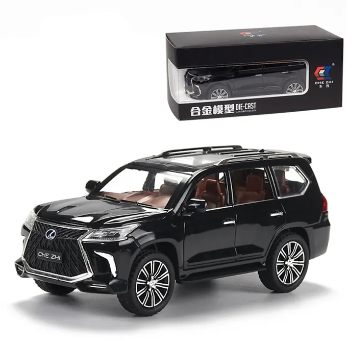 Lexus Land Cruiser Prado SUV Die-Cast - 1:24 Scale - Black