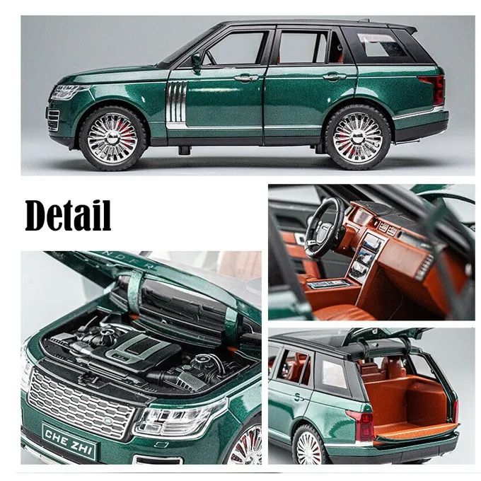Big Range Rover Vogue 1:24 XLG Die-Cast Model - 8 Inches - Black - Image 5