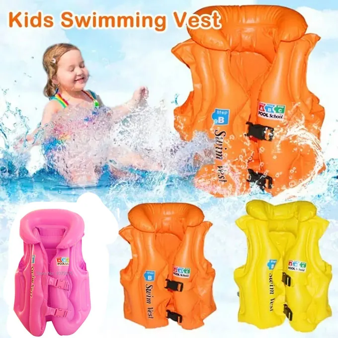 Inflatable Pool Vest Jacket for Kids - High-Quality Swimming Accessory - Image 3