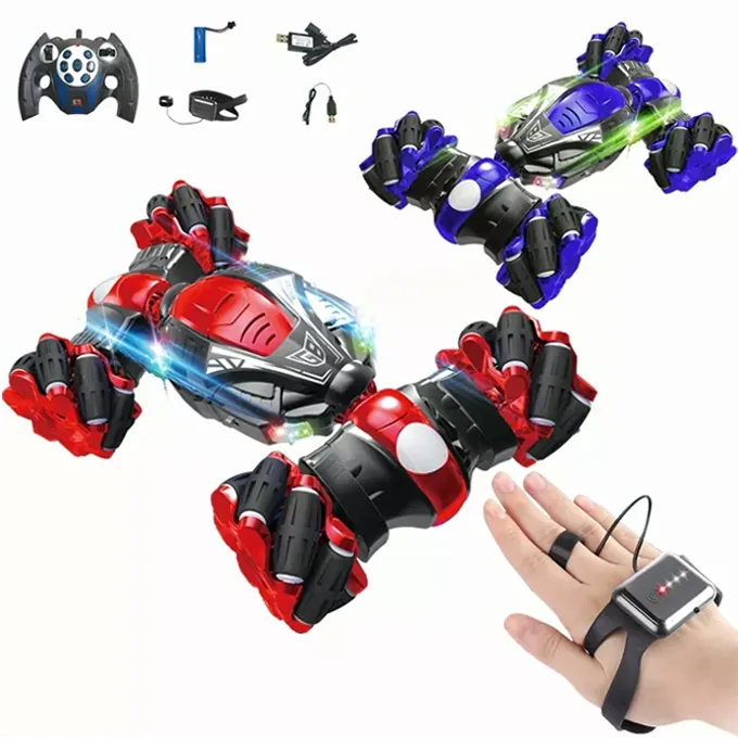 Gesture-Controlled Stunt Car with Spray Function - Fun Remote Control Toy for Kids - Image 3