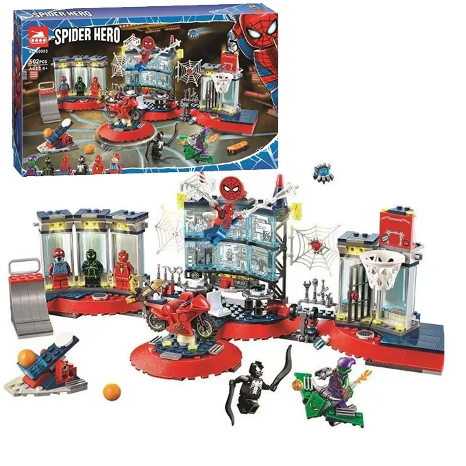 Spiderman Lair Assault Building Set by Marvel