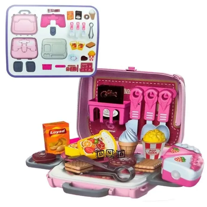 Portable Sweet Meet Briefcase Playset - 29-Piece Fun Set for Kids - Image 5