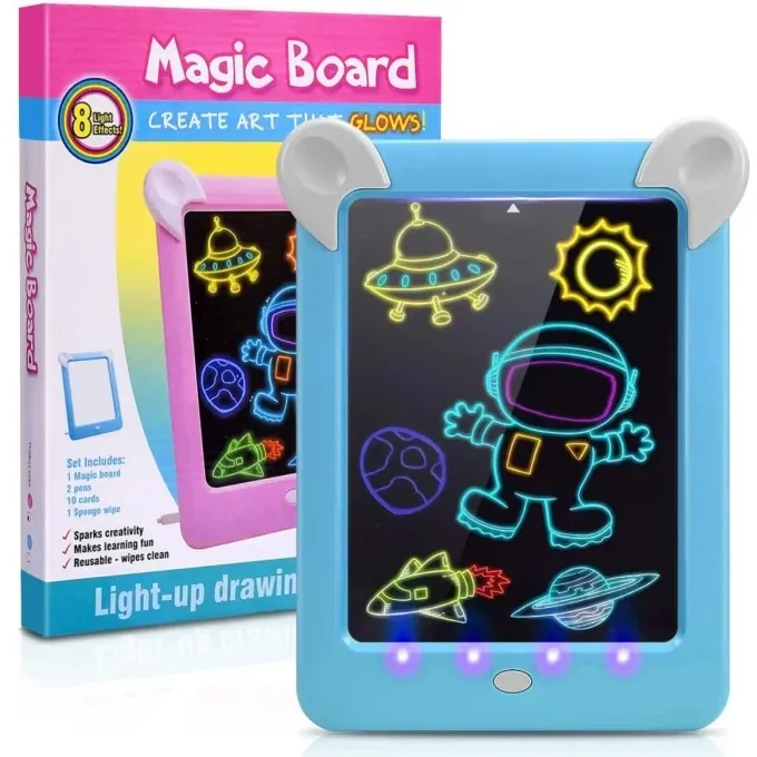 Magic Pad - Glow Art Drawing and Learning Tablet for Kids