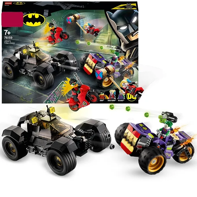Batman Joker Trike Chase Building Kit - 464 Parts