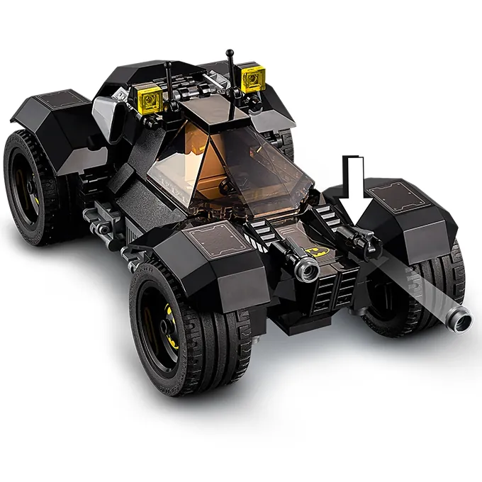 Batman Joker Trike Chase Building Kit - 464 Parts - Image 3