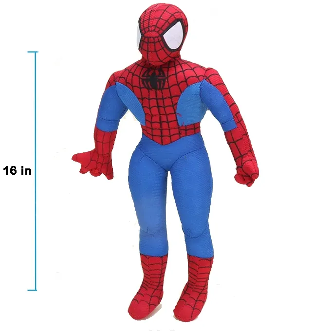 Spiderman Superhero Stuffed Toy - 16-Inch Plush Figure for Ages 3-6+
