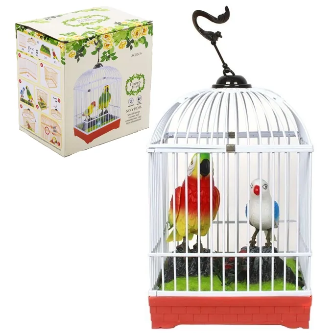 Happy Birds Cage Toy with Light & Sound ? Inductive Toy for Kids