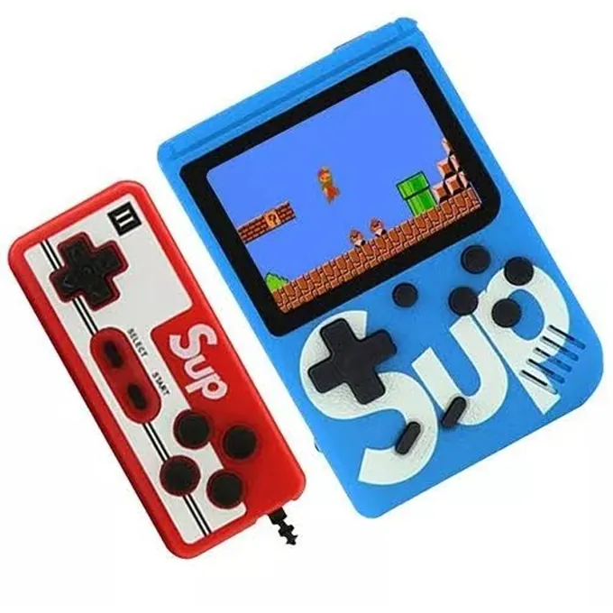 2-Player 400-in-1 Portable Game Console - Blue (Ages 7+)