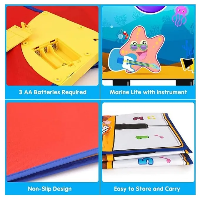 Kids? Music Piano Pad - 8 Animal Sounds & Dance Mat (Ages 3+) - Image 5