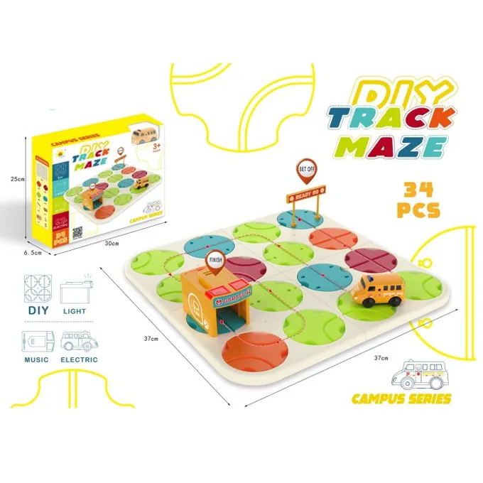DIY Track Maze Engineering Kit - Fun Activity for Kids - Image 2