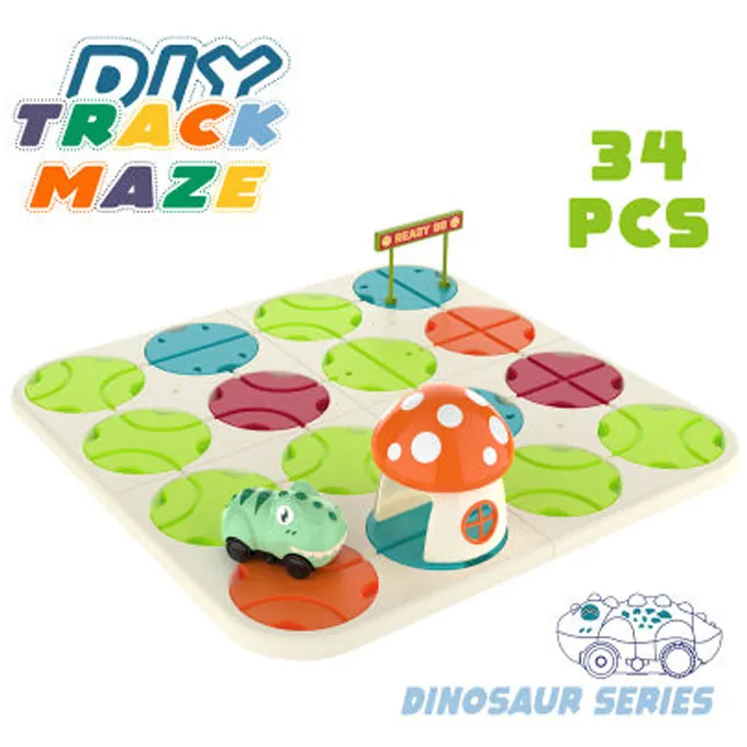 DIY Track Maze Dinosaur Series - Fun Toy for Kids - Image 2
