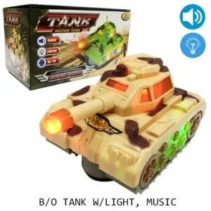 Military Tank Toy with Lights and Sounds - Fun Activity Toy for Kids