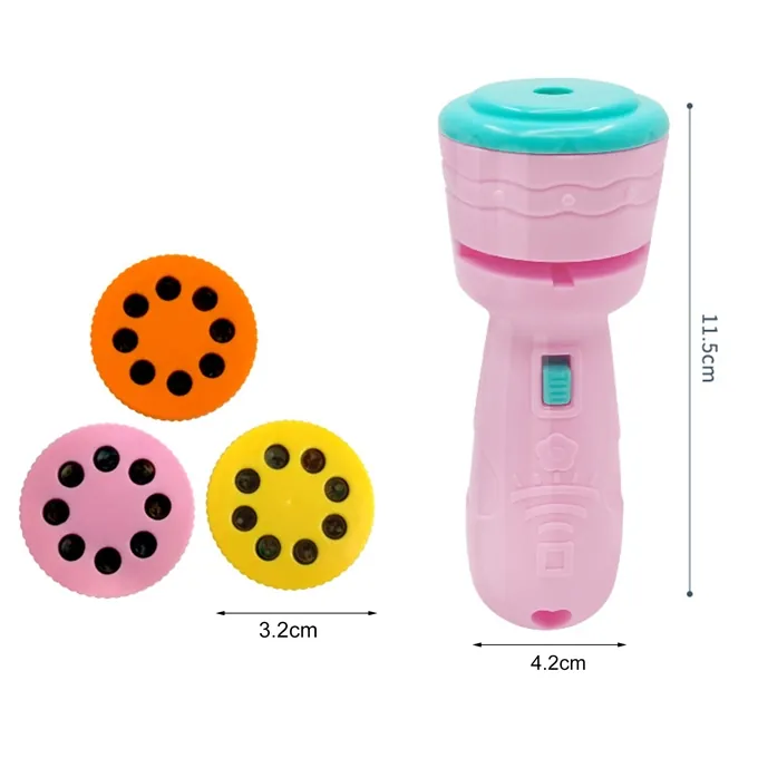 2-in-1 Projector & Flashlight - Multi-Use Toy for Girls - Image 3