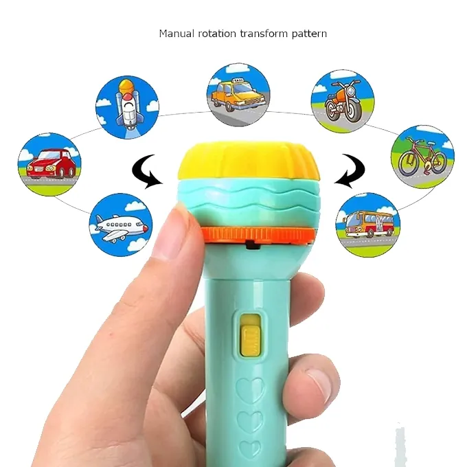 2-in-1 Projector & Flashlight - Multi-Use Toy for Girls - Image 4