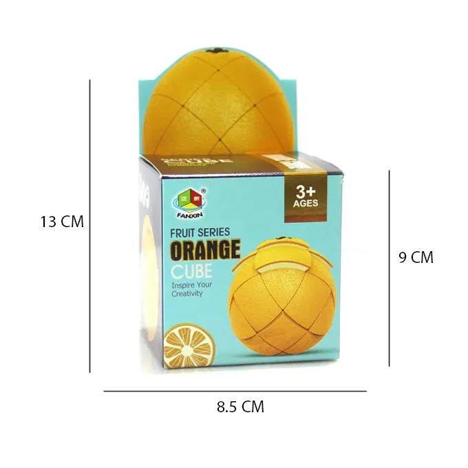Rubik?s Cube Fruit Series - Orange-Shaped Magic Cube - Image 3