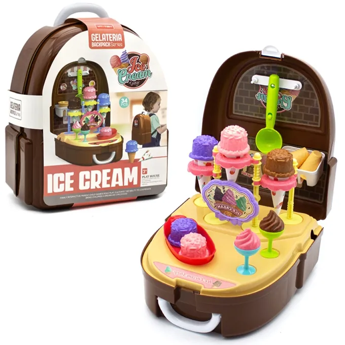 Ice Cream Gelateria Backpack for Kids - Premium Toy for Girls