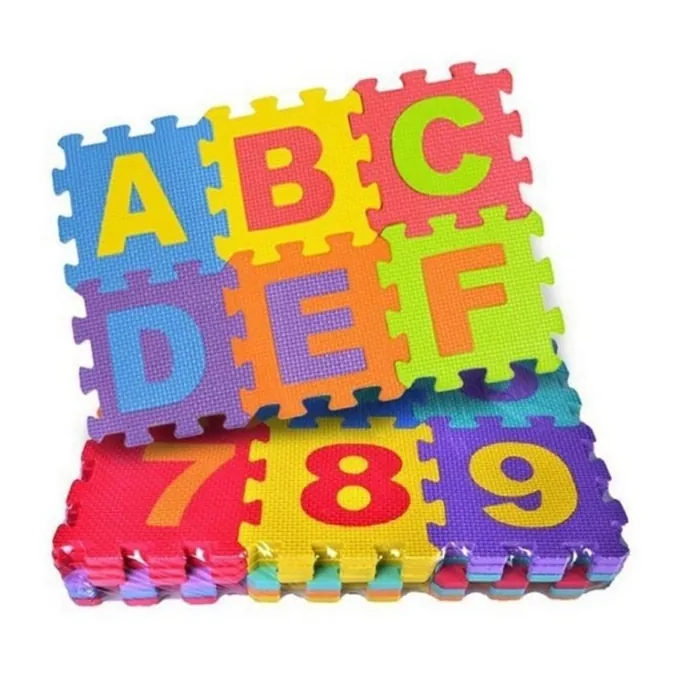 Foam Alphabet Puzzle Mats - Educational Learning Tool for Kids (Ages 3+) - Image 2