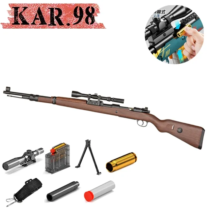 K98 Shell Ejecting Dart Blaster - Fun Shooting Toy for Kids