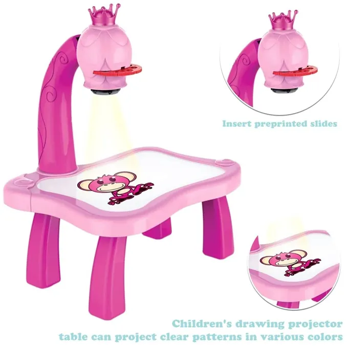 Hello Kitty Children?s Projection Drawing Board ? LED Projector Toy for Kids - Image 4