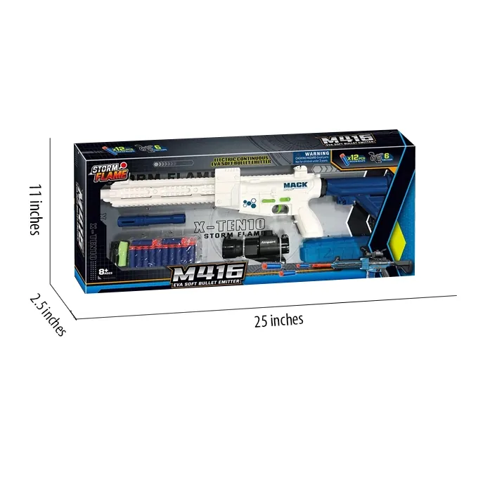 M416 Electric Nerf Gun (76cm) - High-Power Toy Blaster for Kids - Image 3