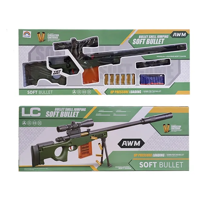 AWM Shell Ejection Soft Darts Toy Gun - Fun Guns & Shooters Toy for Kids - Image 3