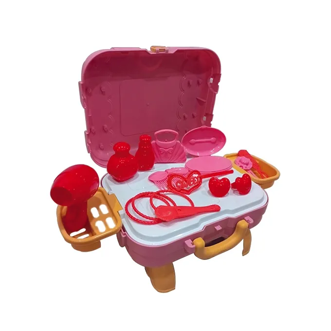 DIY 3-in-1 Portable Dresser Playset - 24-Piece Toy for Girls - Image 3