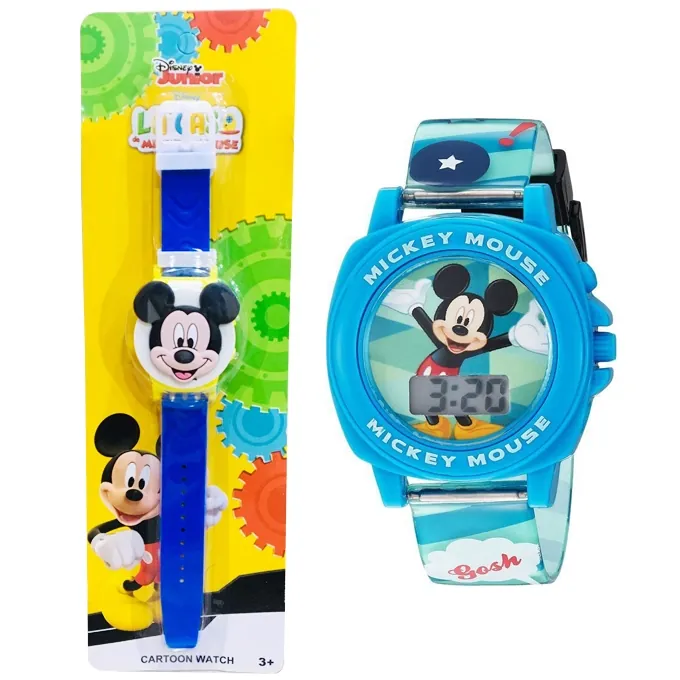 Mickey Mouse Themed Wristwatch for Boys - Stylish Collectible Item