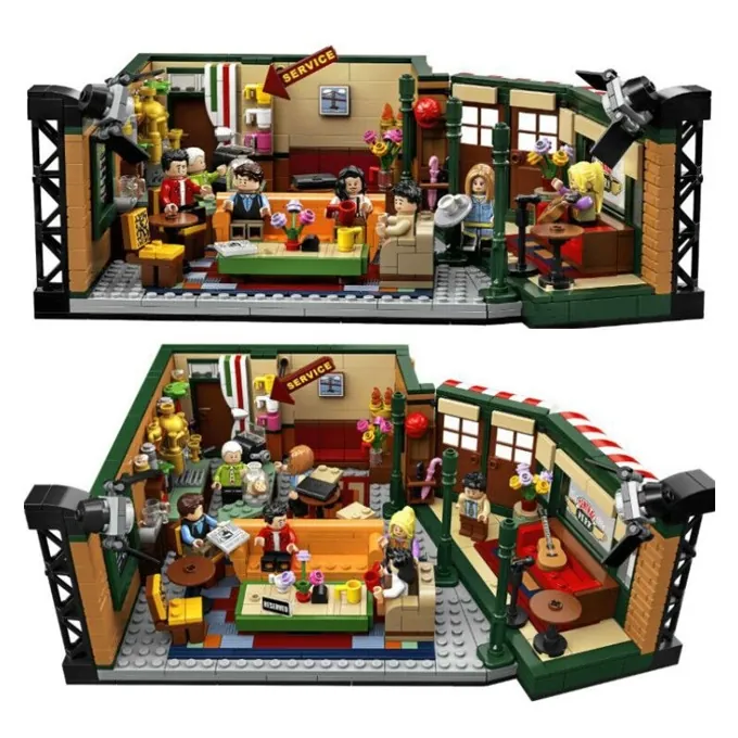 Central Perk Coffee Shop Building Kit - 1228 Parts - Image 2