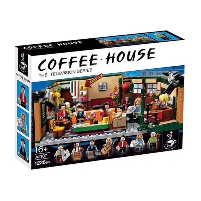 Central Perk Coffee Shop Building Kit - 1228 Parts - Image 3