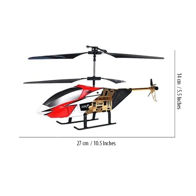 RFD-018 RC Helicopter - 2-Channel Rechargeable Toy for Kids - Multi-Color - Image 2