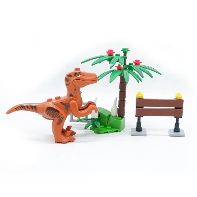 Dinosaur Figure Building Kit - 50 Pieces - Image 2