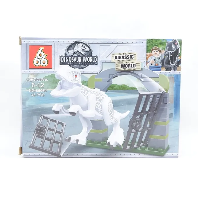 Dinosaur Figure Building Kit - 48 Pieces - Image 3