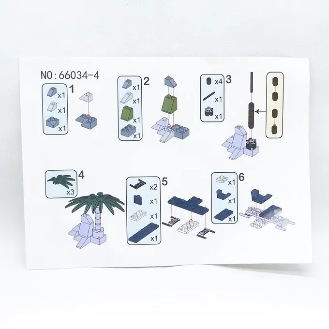 Dinosaur Figure Building Kit - 47 Pieces - Image 5