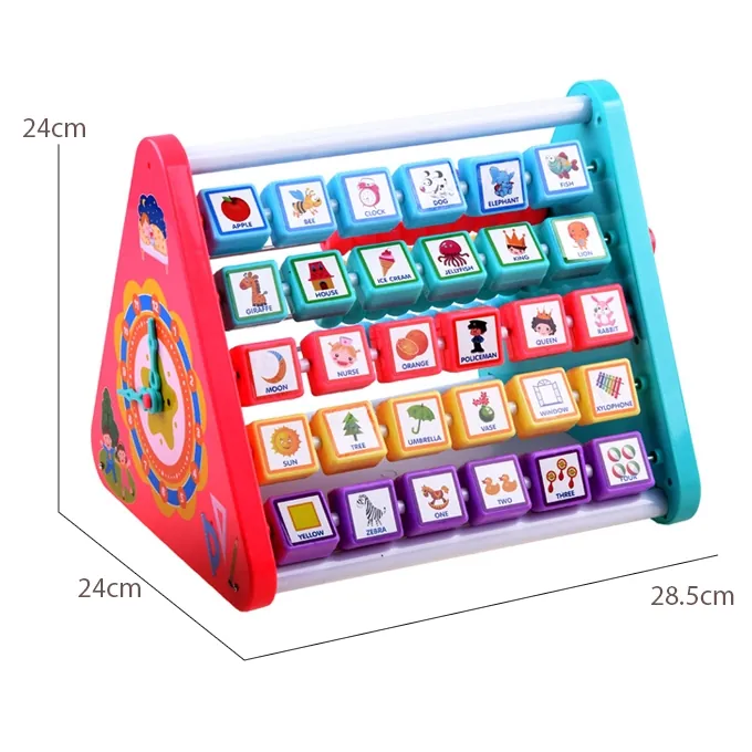 5-in-1 Activity Cube - Abacus, Clock, Writing & Counting Toy (Ages 3+) - Image 3