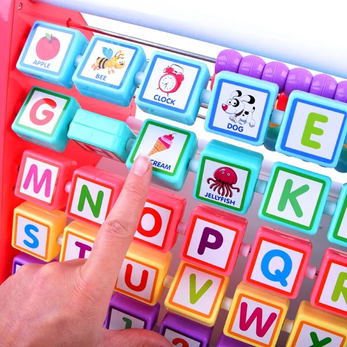 5-in-1 Activity Cube - Abacus, Clock, Writing & Counting Toy (Ages 3+) - Image 7