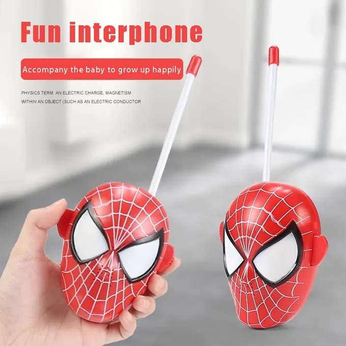 Spiderman Avengers Walkie Talkies for Kids - 160ft Range (Battery-Powered) - Image 6