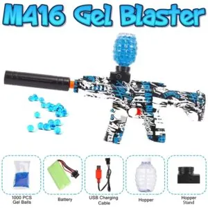M416 Gel Blaster with 1000 Gel Balls - Gel Shooter for Kids