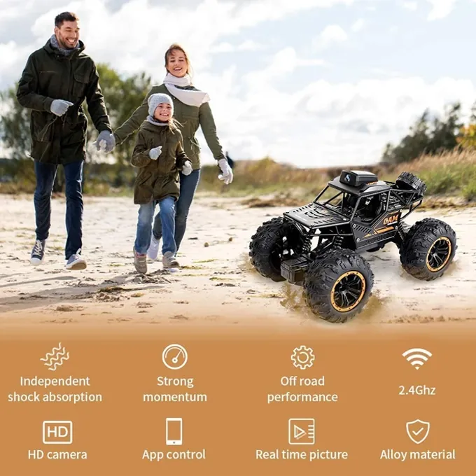 Remote Control Car with WiFi 720P HD FPV Camera - 2.4GHz Off-Road Monster Truck - Image 9