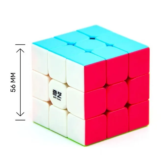 QiYi Warrior S 3x3 Stickerless Speed Rubik's Cube - Fun Puzzle Educational Toy - Image 3