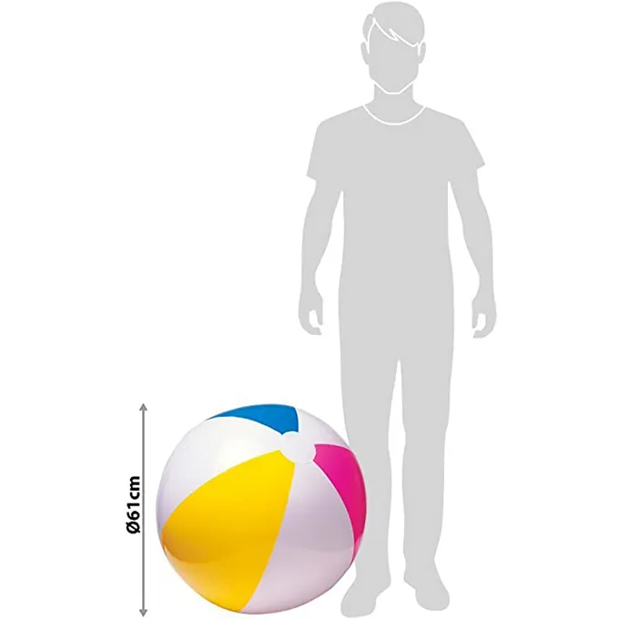 Intex Glossy Panel Beach Ball - 24 Inches - High-Quality Swimming Gear - Image 3