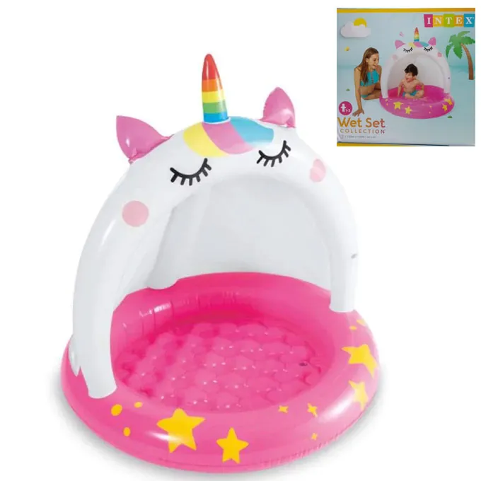 Intex Inflatable Unicorn Baby Pool - 58438 - Premium Quality Pool Accessory