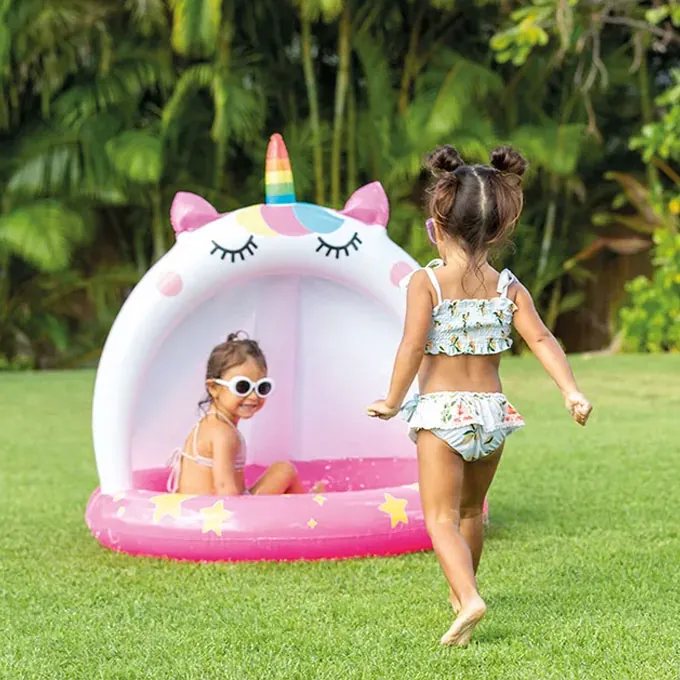 Intex Inflatable Unicorn Baby Pool - 58438 - Premium Quality Pool Accessory - Image 4