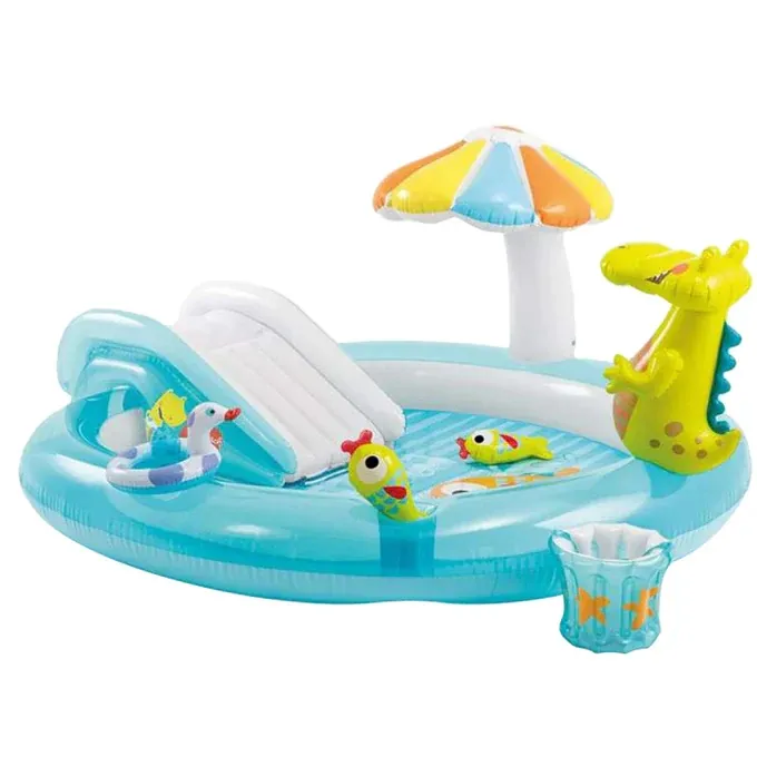 Intex Gator-Themed Inflatable Play Center - Premium Pool Accessory for Kids - Image 2