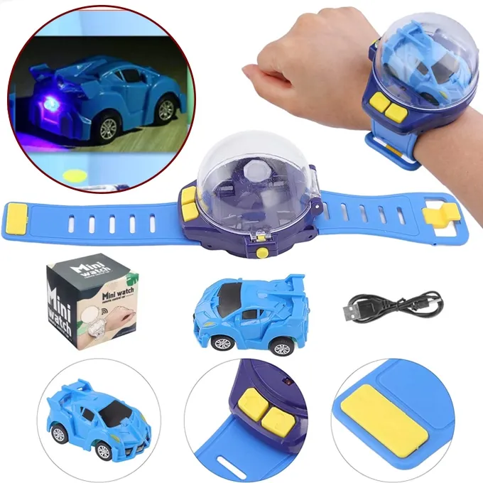 Mini Watch Remote Control Car - 2.4GHz Rechargeable - High-Quality RC Toy