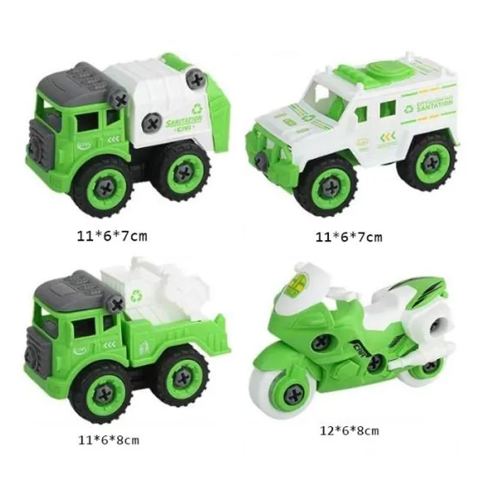 Vehicle Tool Kit (4 Pieces) - Fun Pretend Play Toy for Kids - Image 2